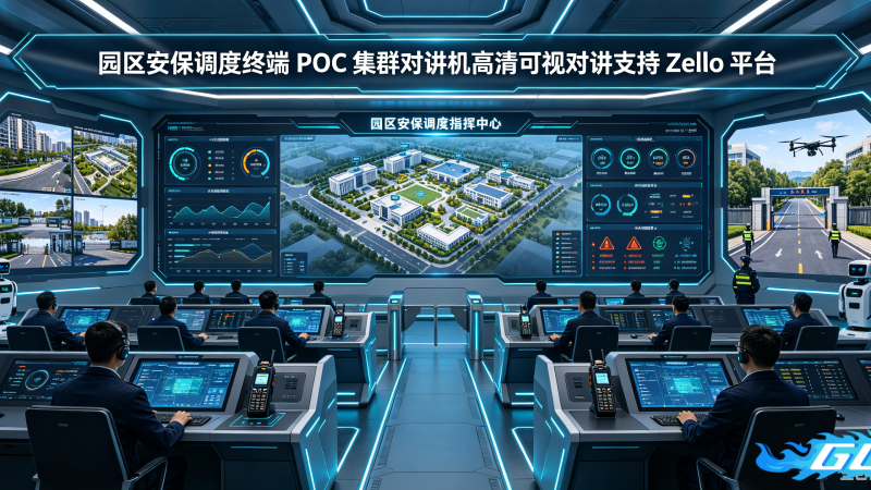 园区安保调度终端 POC 集群对讲机高清可视对讲支持 Zello 平台.png